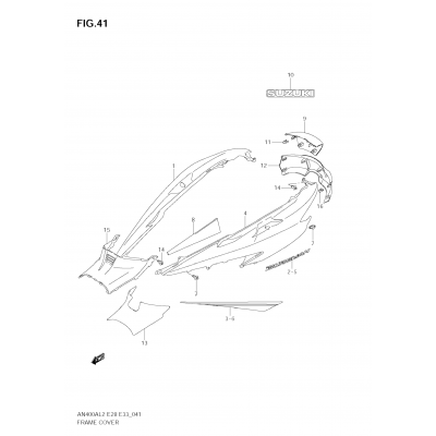 FRAME COVER (AN400ZA L2 E28)