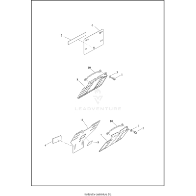 LICENSE PLATE BRACKETS
