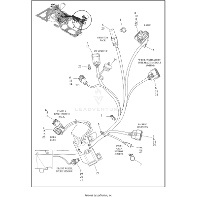 WIRING HARNESS, MAIN - (2 OF 9)