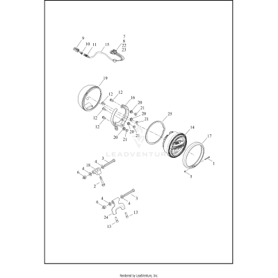 HEADLAMP - FXBB, FXLRS, FXBR