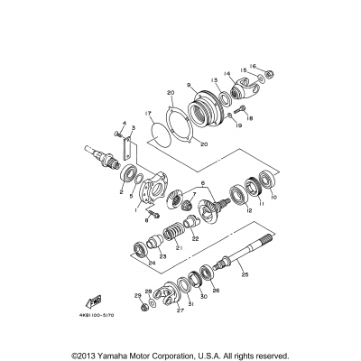 Middle Drive Gear