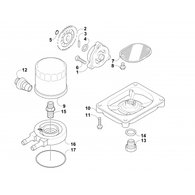 OIL FILTER/PUMP ASSEMBLY