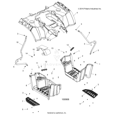 BODY, REAR CAB and FOOTWELL - A19SYE85BH (100906)