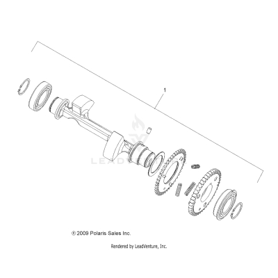 ENGINE, BALANCE SHAFT - A19SVS95CR/ER [49ATVBALANCESHAFT10SPXP850]