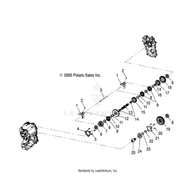 GEARCASE, INTERNAL COMPONENTS - A06CD32AA/AB/AC (4999201699920169C05)