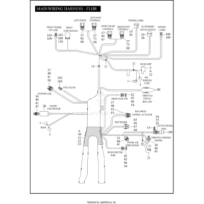 MAIN WIRING HARNESS - FLHR
