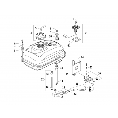 GAS TANK ASSEMBLY