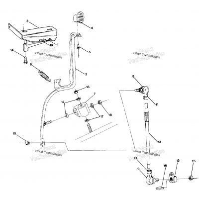 Shift Linkage Assembly 4X6updated 4/89