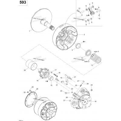 Drive Pulley 600 Suv