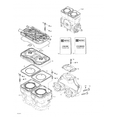 Cylinder, Exhaust Manifold