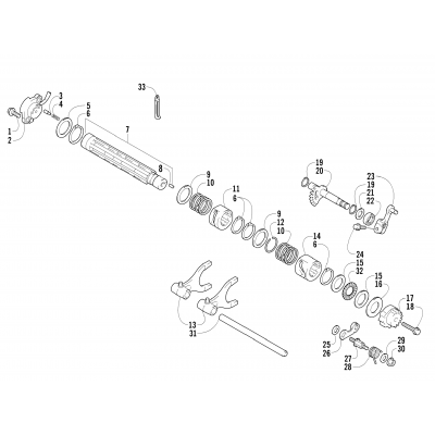 GEAR SHIFTING ASSEMBLY