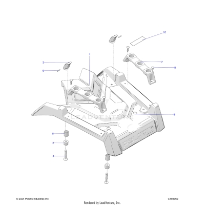 BODY, FRONT RACK - A25SGE95AT (C102762)