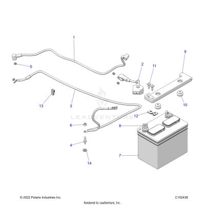 ELECTRICAL, BATTERY - A25SJE57CP/EP (C102436)