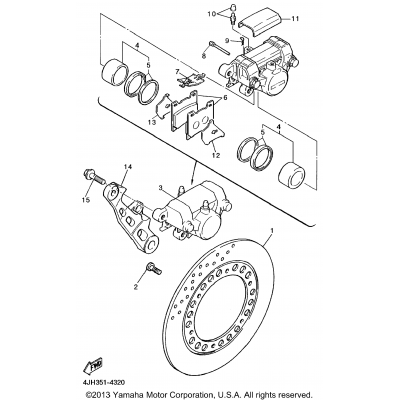 Rear Brake Caliper