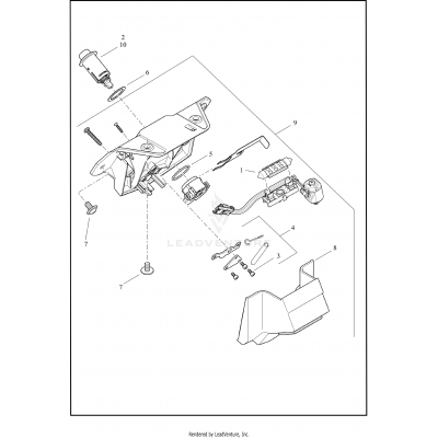 LATCH ASSEMBLY, TRUNK DOOR