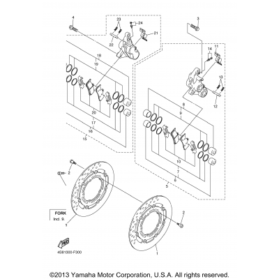 Front Brake Caliper