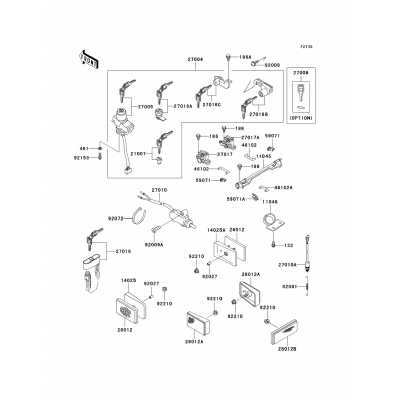 Ignition Switch/Locks/Reflectors