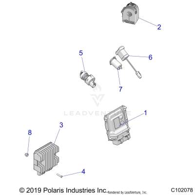 ELECTRICAL, SWITCHES, ECU and CONTROL MODULES - A25SLE95KN/KF (C102078)