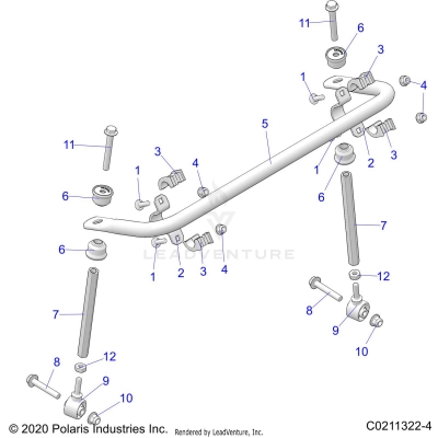 SUSPENSION, STABILIZER BAR [TO 12/31/2024] - A25SXZ85A9/AM/AP (C0211322)