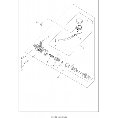 BRAKE MASTER CYLINDER, REAR