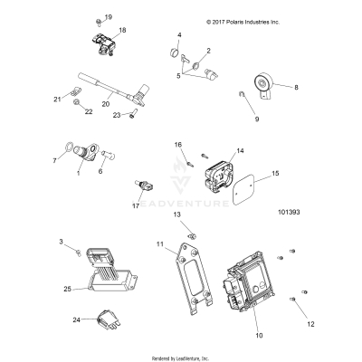 ELECTRICAL, SWITCHES, SENSORS and ECM - A19SWS57P1/P2 [101393]