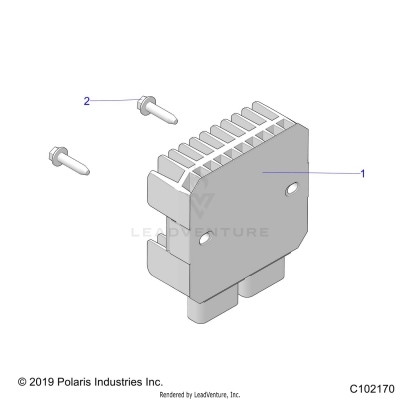 ELECTRICAL, VOLTAGE REGULATOR AND MOUNTING - A25SJE57CP/EP (C102170)