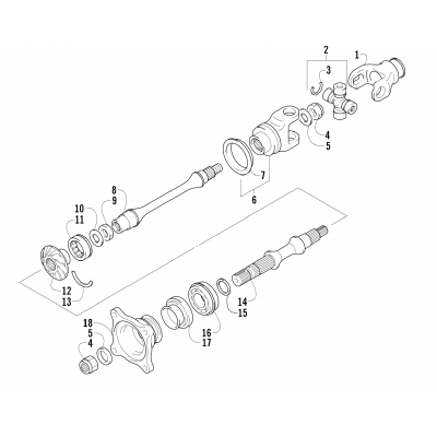 SECONDARY DRIVE ASSEMBLY