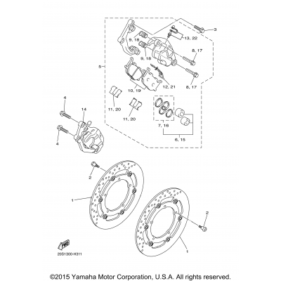 Front Brake Caliper