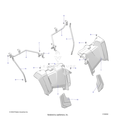 BODY, REAR CAB - A25SWE57AL (C102632)