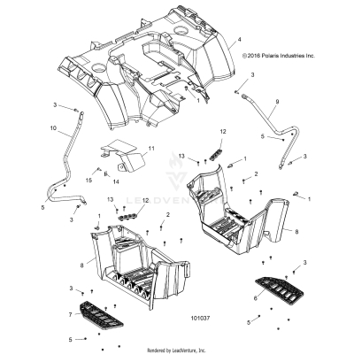 BODY, REAR CAB and FOOTWELL - A24SYY95AH (101037)