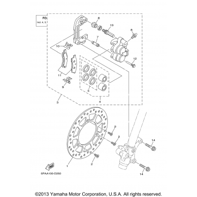 Front Brake Caliper