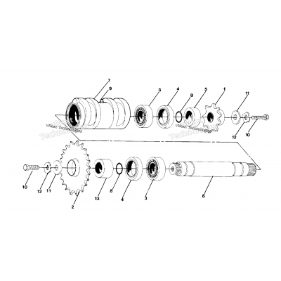 Detailsfront Drive Assembly Center Tightener Assemblypn 1380023