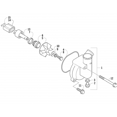 WATER PUMP ASSEMBLY