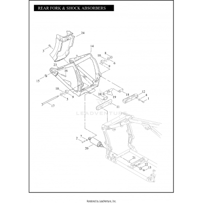 REAR FORK & SHOCK ABSORBERS