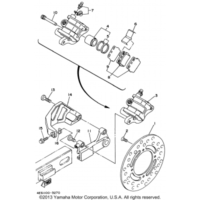 Rear Brake Caliper