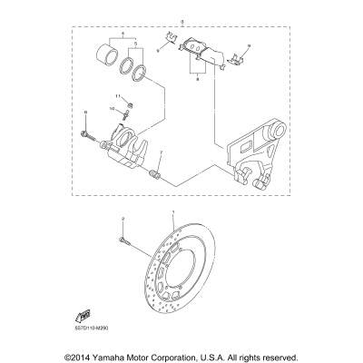 Rear Brake Caliper