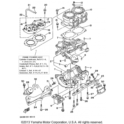 Cylinder - Crankcase