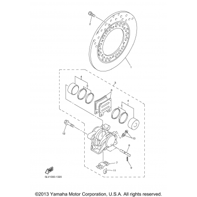 Rear Brake Caliper