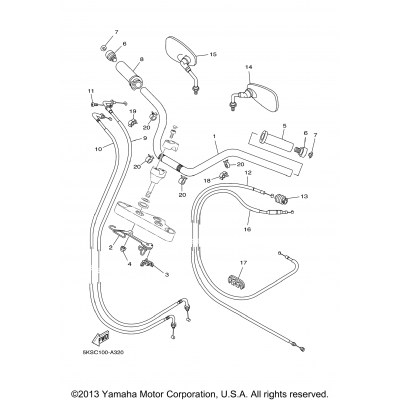 Steering Handle Cable