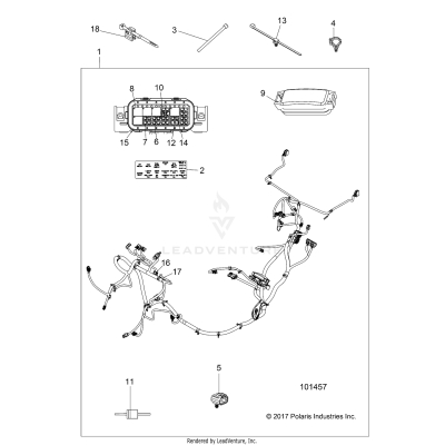 ELECTRICAL, WIRE HARNESS - A19DAE57D5 (101457)