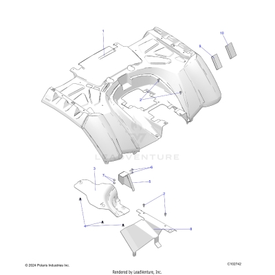 BODY, REAR CAB - A25SXM95AL (C102742)