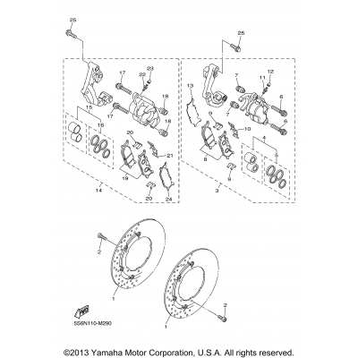 Front Brake Caliper