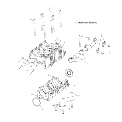 Crankcase S04nx7cs/S04ny7cs/Ce (4988598859C13)