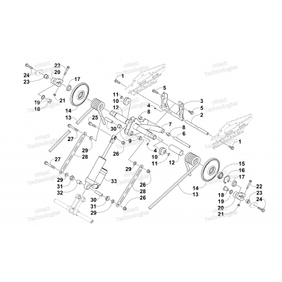 REAR SUSPENSION REAR ARM ASSEMBLY