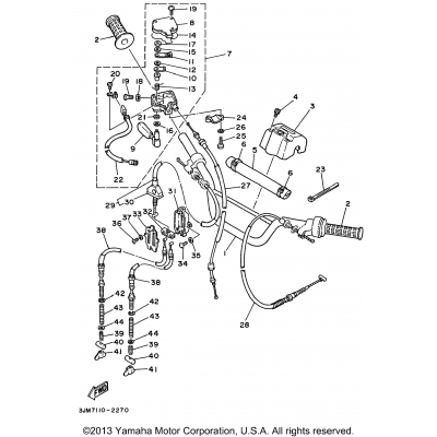 Steering Handle Cable