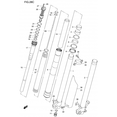 FRONT DAMPER (MODEL X)