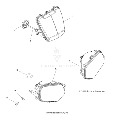 ELECTRICAL, HEADLIGHTS - A17SDE57N2/A57N2 (49ATVHEADLIGHT11SP500)