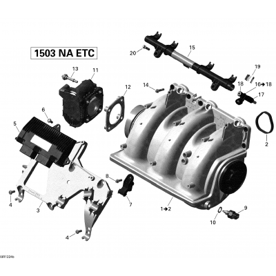 Air Intake Manifold And Throttle Body 1_GTX S155