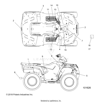 BODY, DECALS - A19SEF57D5 [101626]