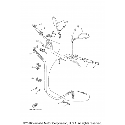 Steering Handle Cable